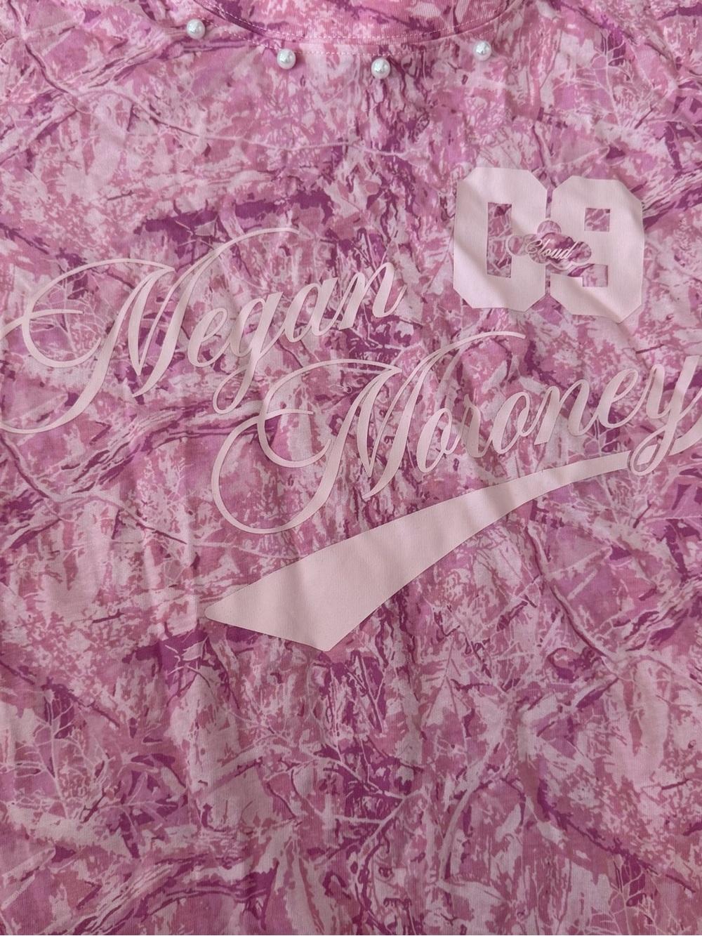 Megan Mooney Pink Graphic Tee - Picture 2 of 4